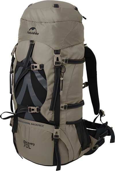 Рюкзак туристичний Naturehike NH70B070-B – Світло-Коричневий