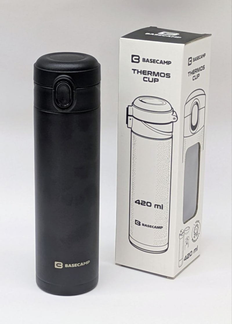 Термокухоль BaseCamp Thermos Cup, 420 мл, Black – фото 2