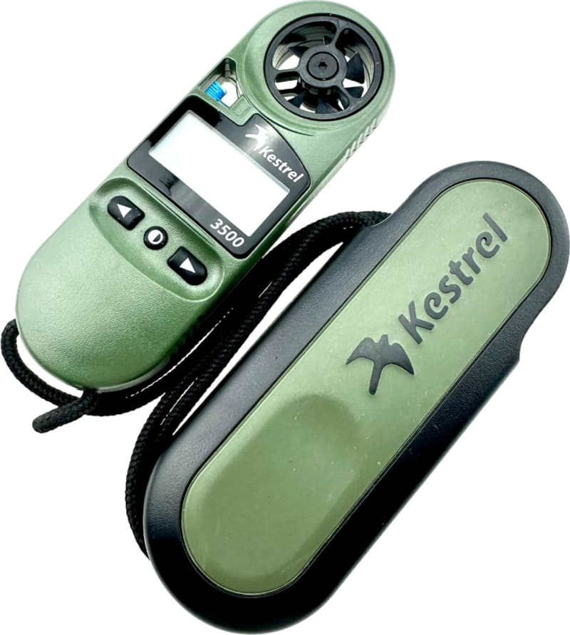 Метеостанція Kestrel 3500NV з вологоміром і нічним підсвічуванням, Оливковий – фото 5