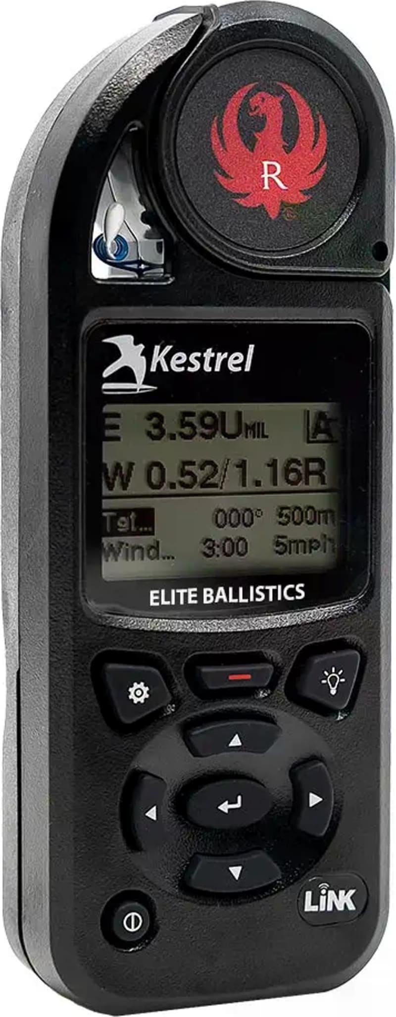 Метеостанція Kestrel 5700 Elite Ruger Edition з Applied Ballistics і Bluetooth, Чорний – фото 3