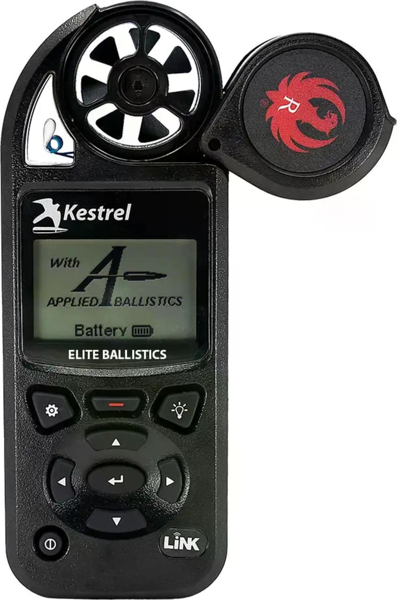Метеостанція Kestrel 5700 Elite Ruger Edition з Applied Ballistics і Bluetooth, Чорний – фото 4