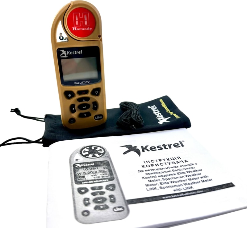 Метеостанція Kestrel 5700 з Hornady 4DOF і Bluetooth, Пісочний – фото 4