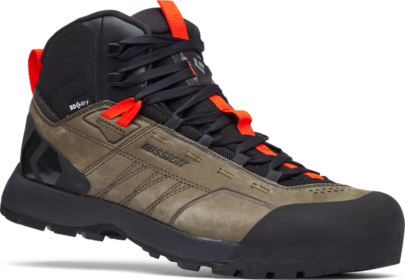Черевики трекінгові чоловічі Black Diamond Mission Leather Mid WP, Walnut/Octane – фото 1