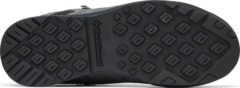 Ботинки трекинговые женские Black Diamond Mission Leather Mid WP, Steel Grey-Coastal Blue – фото 4