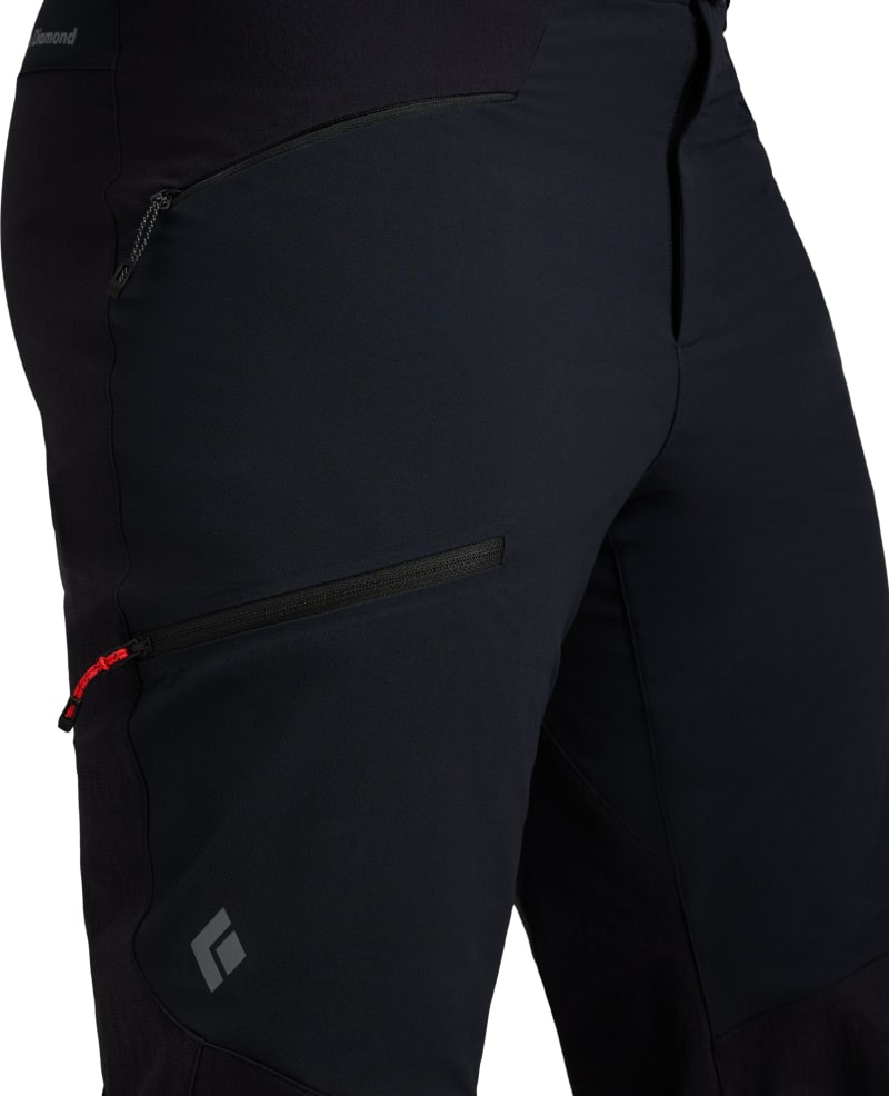 Штани чоловічі Black Diamond Alpine Hybrid Pants, Black – фото 7