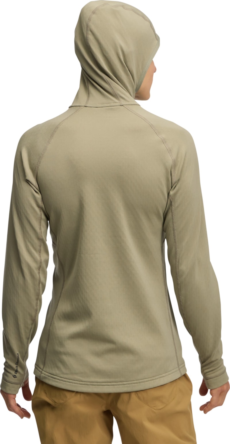 Флісова кофта жіноча Black Diamond Coefficient Fleece Hoody, Pine Smoke – фото 4