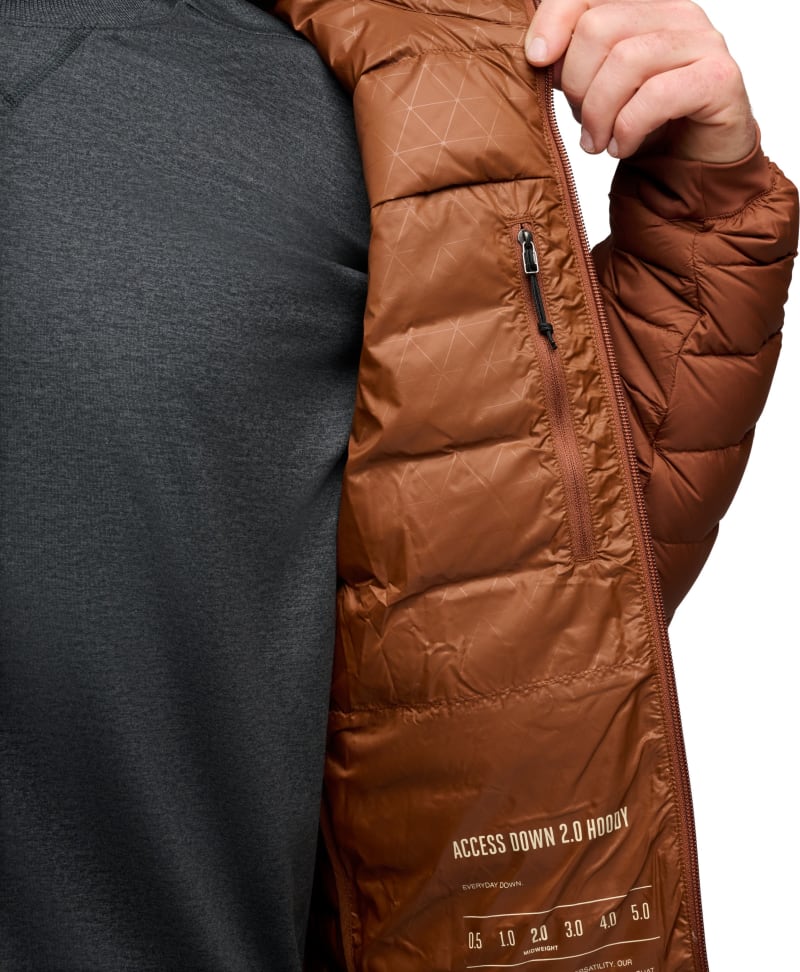 Пуховик чоловічий Black Diamond Access Down 2.0 Hoody, Clay – фото 7