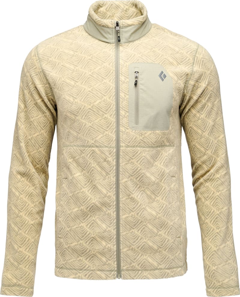 Флісова кофта чоловіча Black Diamond Rift Full Zip Fleece Jacket, Granola-Pine Smoke – фото 2
