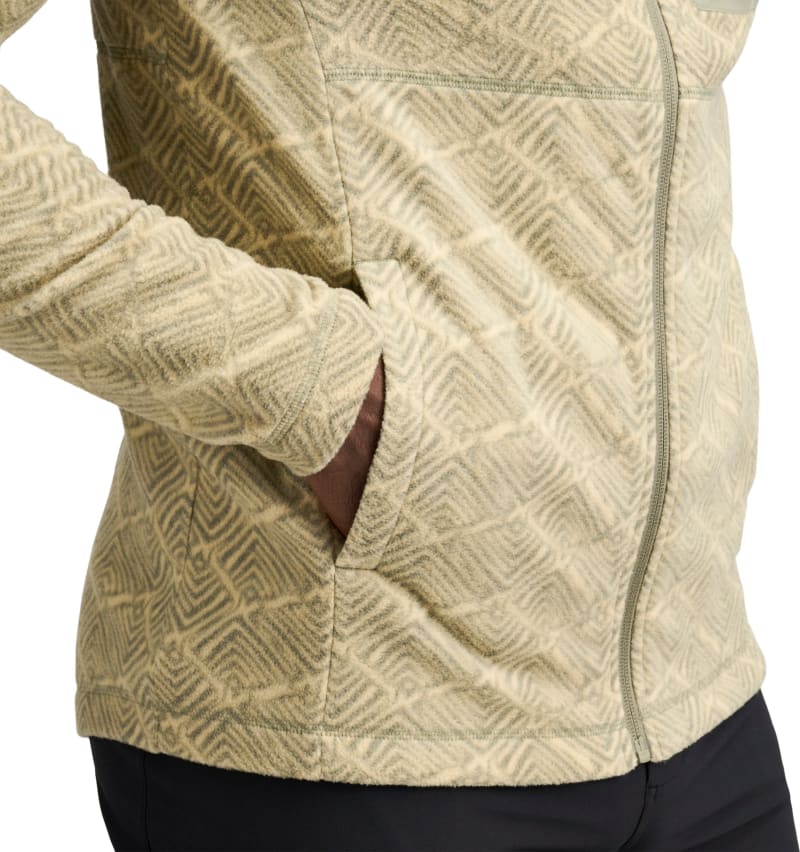 Флісова кофта чоловіча Black Diamond Rift Full Zip Fleece Jacket, Granola-Pine Smoke – фото 6