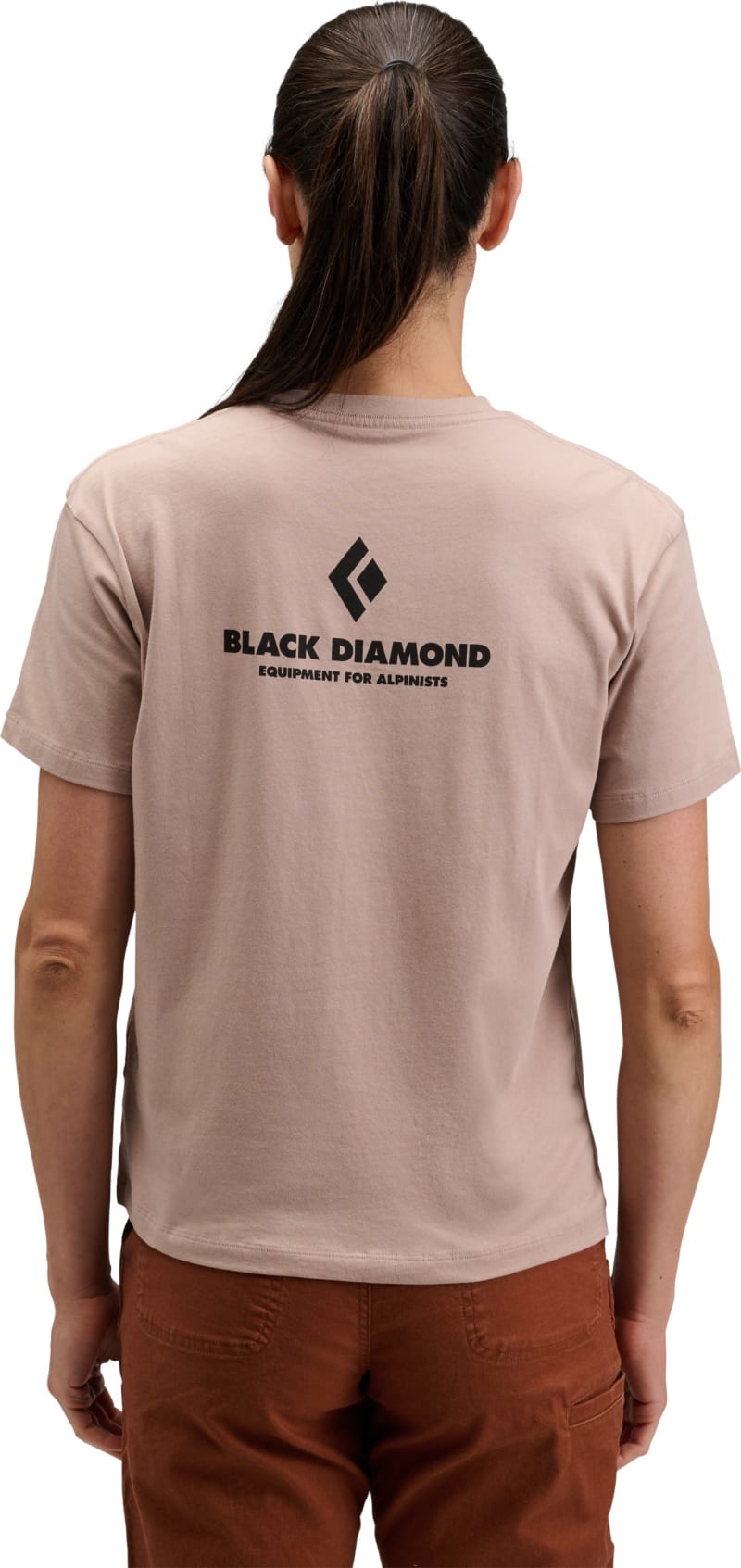 Футболка жіноча Black Diamond Equipment for Alpinists Tee, Pale Mauve – фото 4