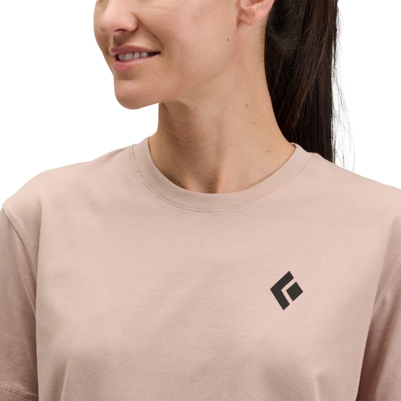 Футболка жіноча Black Diamond Equipment for Alpinists Tee, Pale Mauve – фото 6