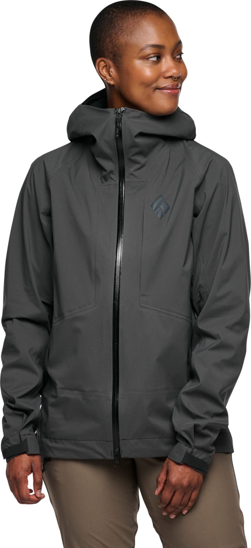 Мембранна куртка жіноча Black Diamond Highline Stretch Shell, Anthracite – фото 1