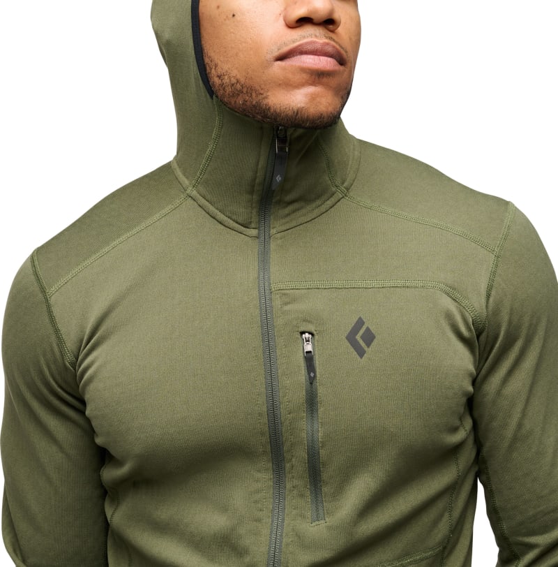 Флисовая кофта мужская Black Diamond Coefficient Hoody, Tundra – фото 6