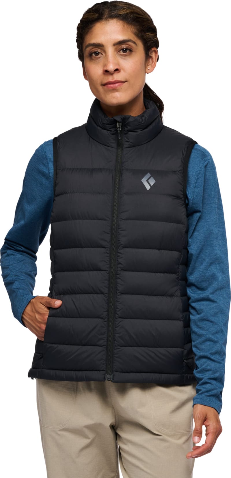 Пуховый жилет женский Black Diamond Access Down 2.0 Vest, Black – фото 1