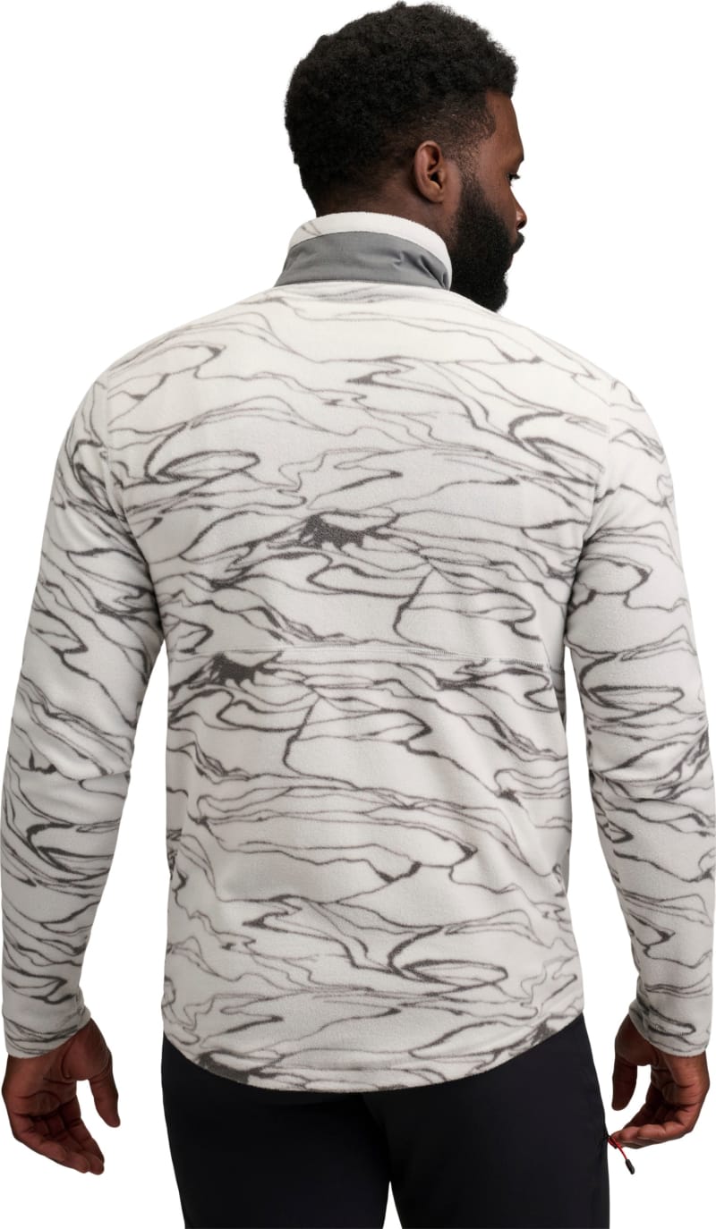 Флісова кофта чоловіча Black Diamond Rift Half Zip Fleece, Relief-Alloy-Steel Grey – фото 4