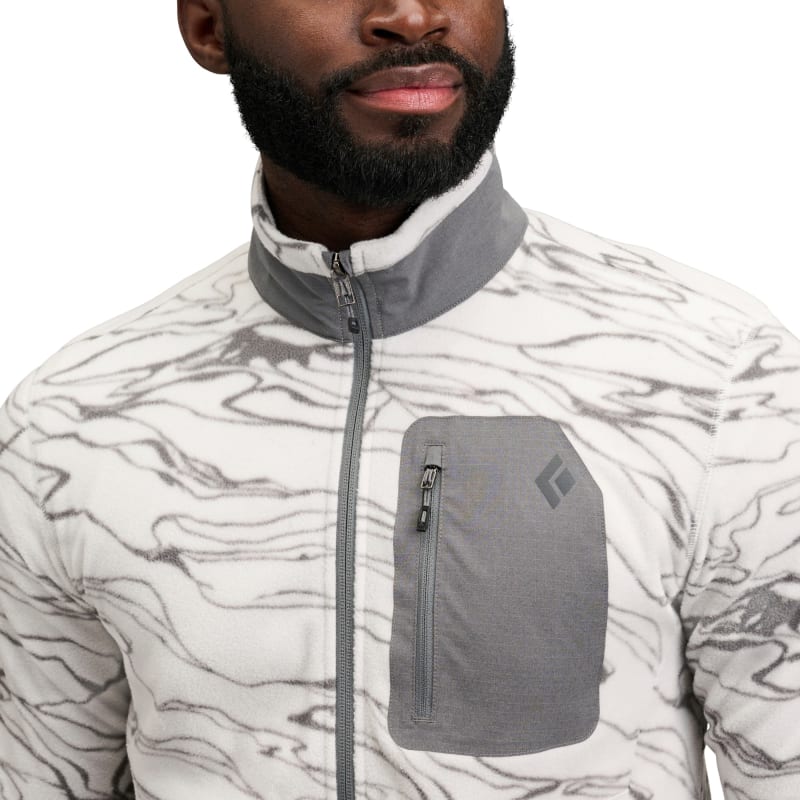Флісова кофта чоловіча Black Diamond Rift Half Zip Fleece, Relief-Alloy-Steel Grey – фото 5
