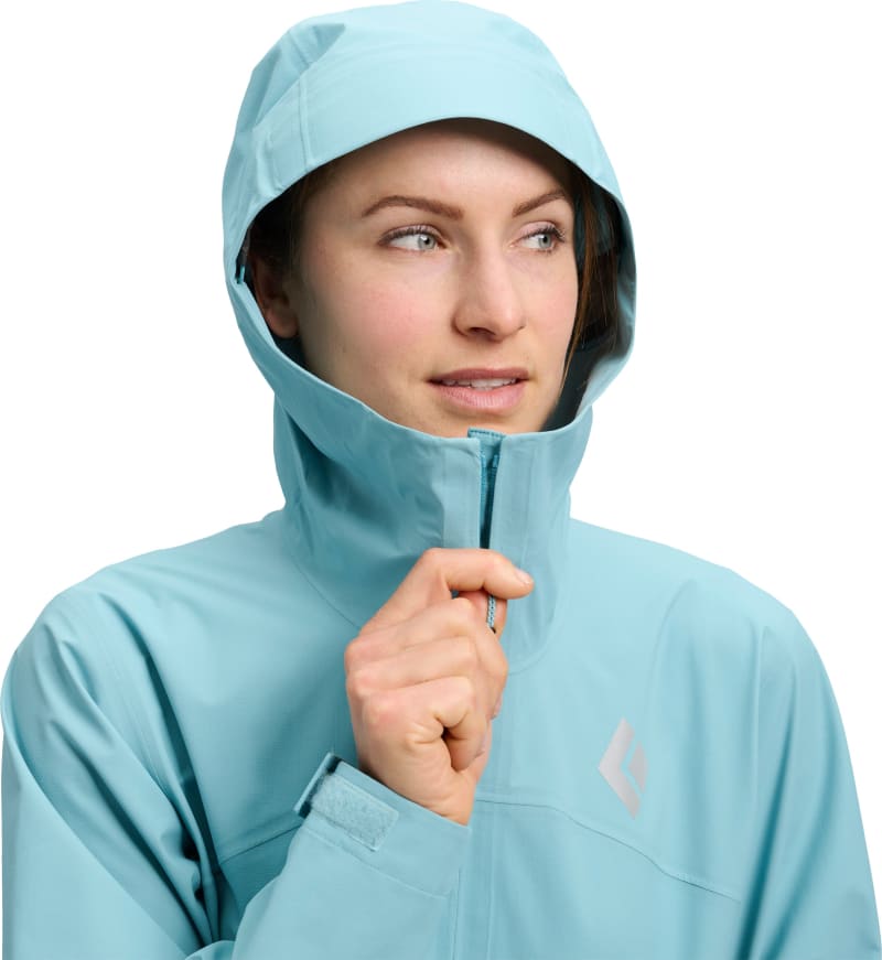 Мембранная куртка женская Black Diamond Strataline Stretch Shell, Glacier – фото 6