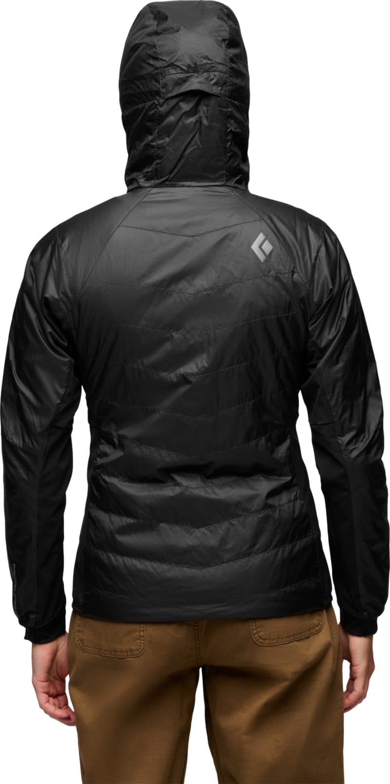 Куртка утепленная женская Black Diamond Solution 1.0 Hoody, Black – фото 3