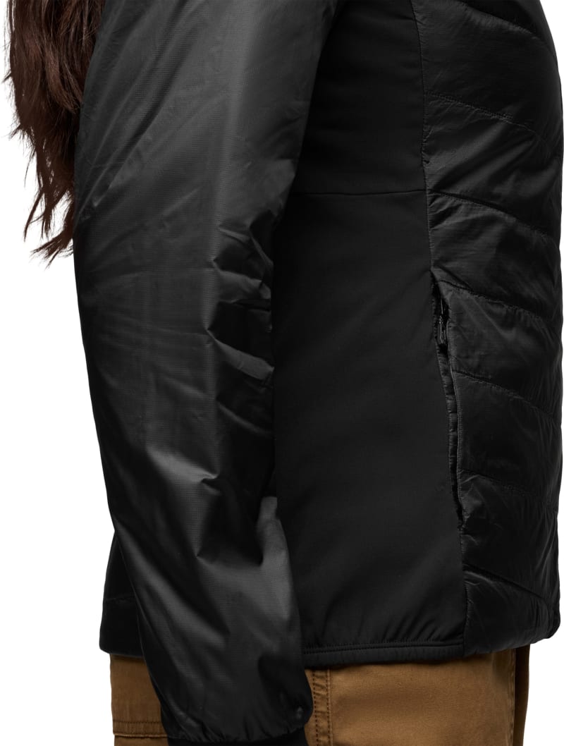 Куртка утепленная женская Black Diamond Solution 1.0 Hoody, Black – фото 5