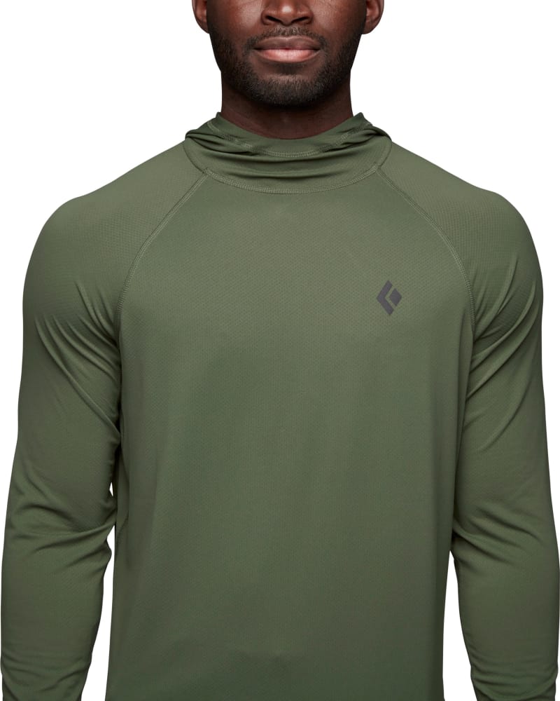 Лонгслів з капюшоном чоловічий Black Diamond Alpenglow Hoody, Tundra – фото 4