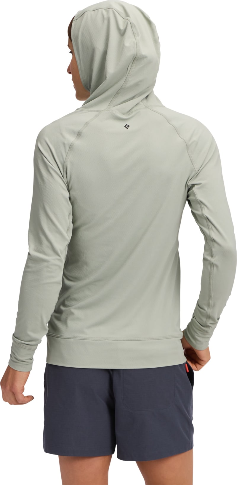 Лонгслив с капюшоном женский Black Diamond Alpenglow Hoody, Agave – фото 3