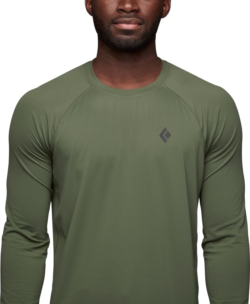 Лонгслів чоловічий Black Diamond Alpenglow Long Sleeve Crew, Tundra – фото 4