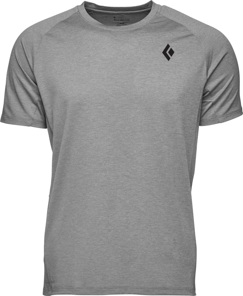 Футболка мужская Black Diamond Lightwire Short Sleeve Tech Tee, Steel Grey – фото 1