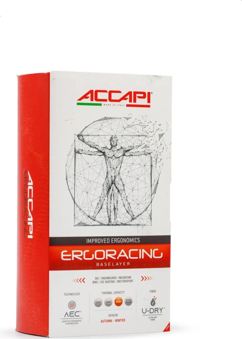 Термоштани 3/4 чоловічі Accapi Ergoracing, Антрацитовий/Помаранчевий – Помаранчевий – фото 2