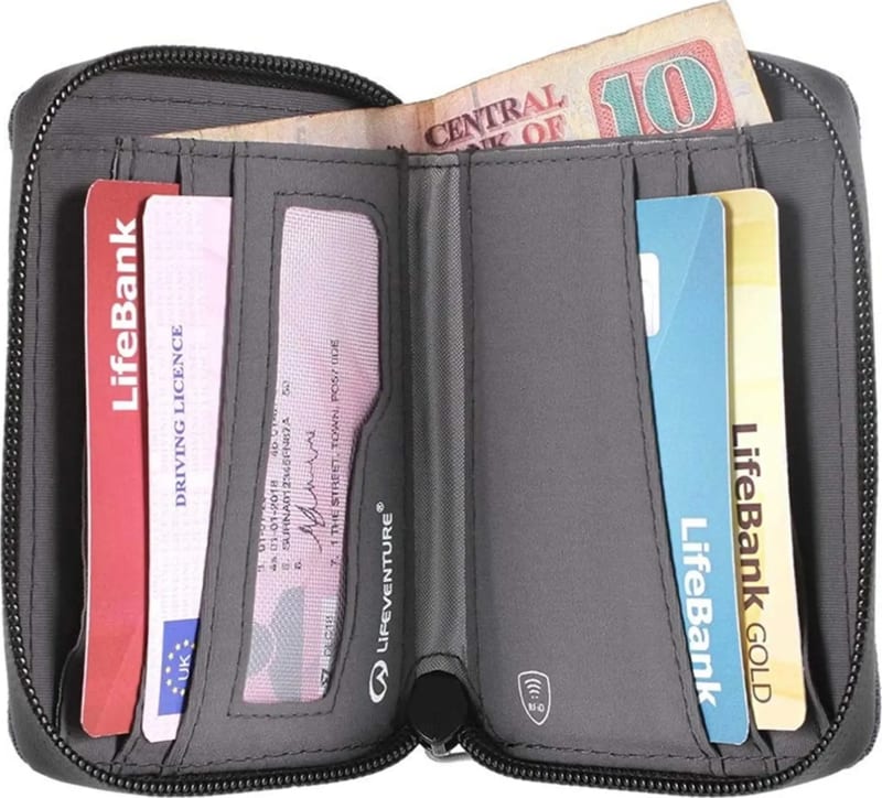 Гаманець Lifeventure RFID Bi-Fold Wallet, Сірий – фото 4