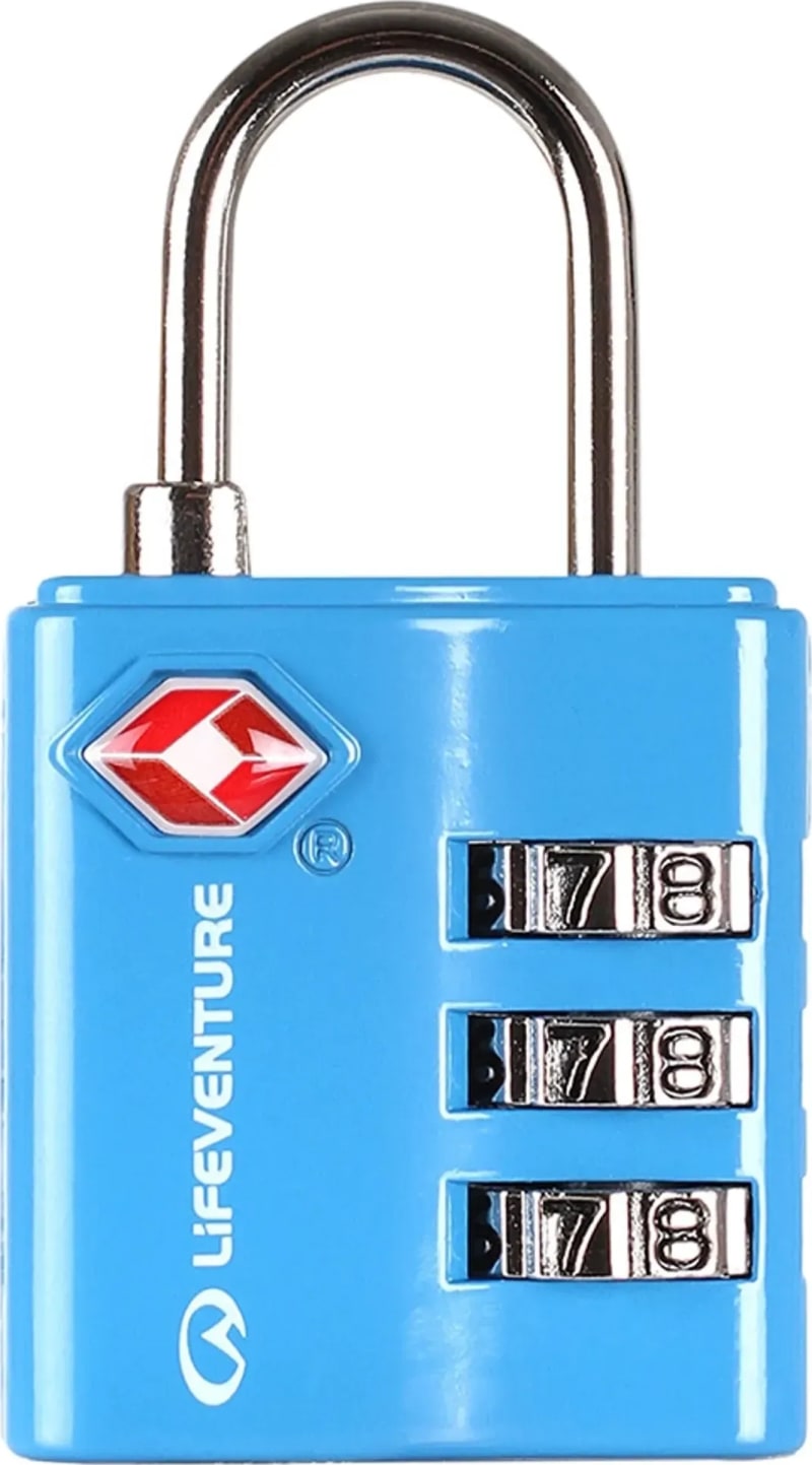 Кодовый замок Lifeventure TSA Combi Lock, Голубой – фото 1