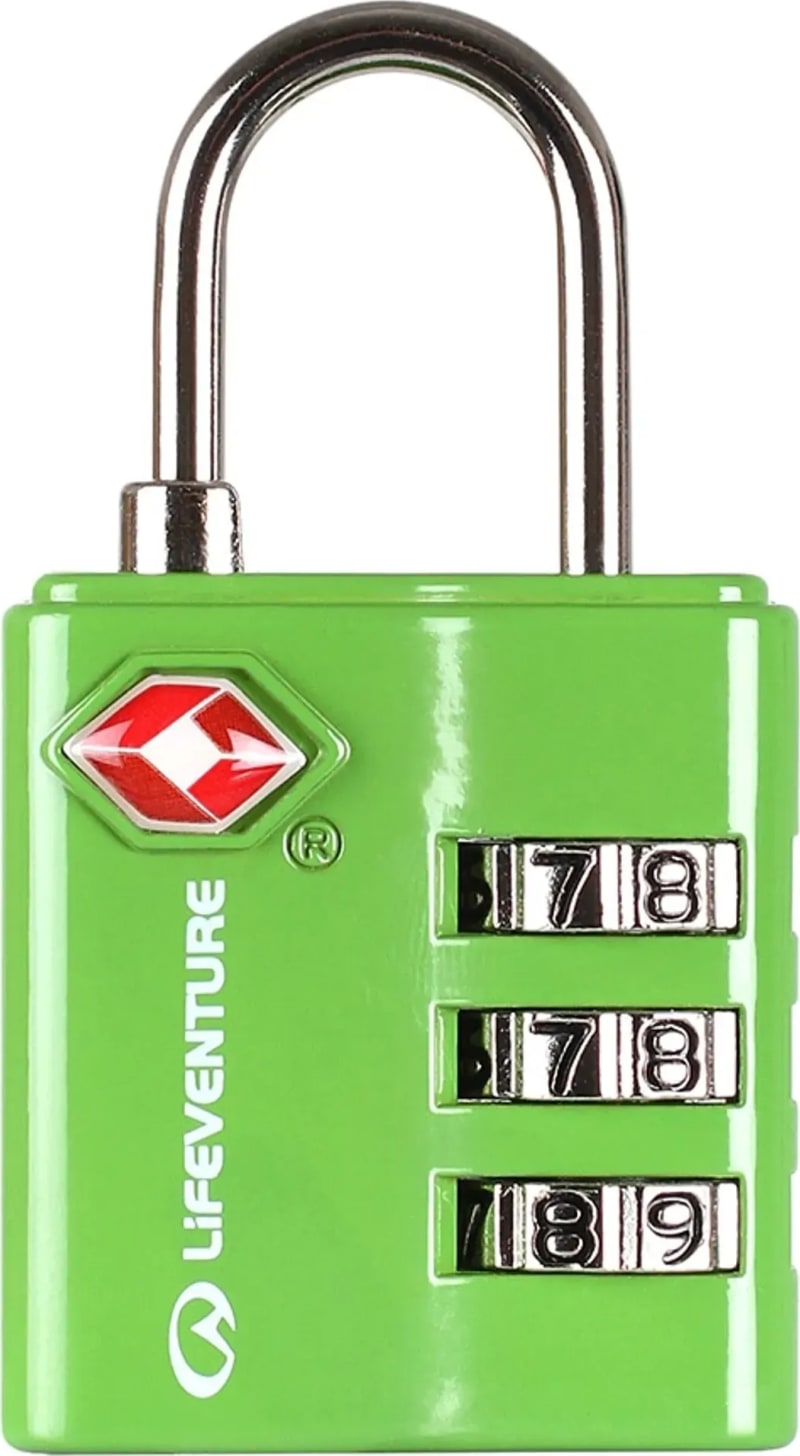 Кодовый замок Lifeventure TSA Combi Lock, Зеленый – фото 1
