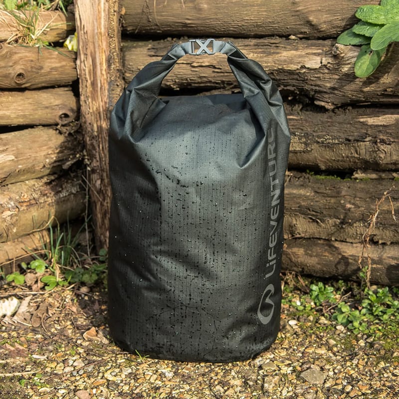 Гермомішок Lifeventure Storm Dry Bag 25 л, Чорний – фото 2