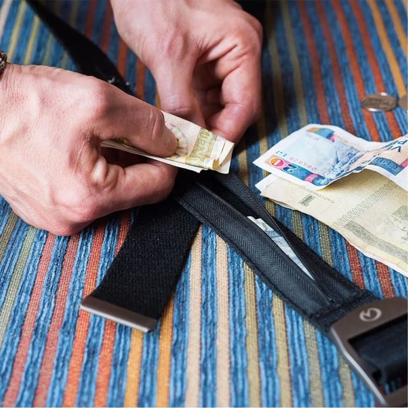 Ремінь Lifeventure Travel Money Belt, Чорний – фото 2