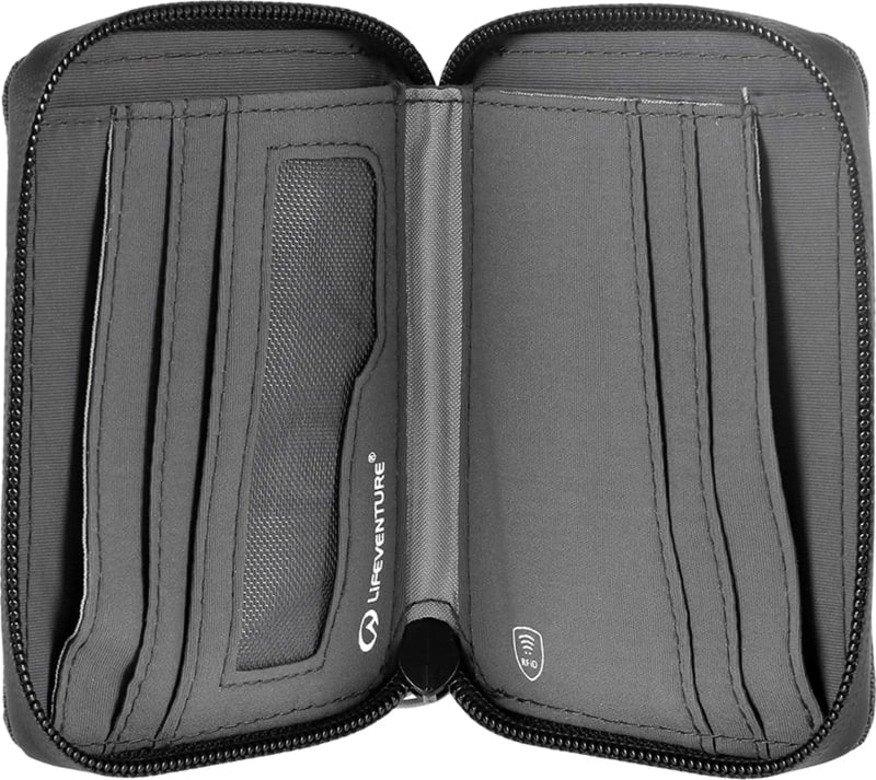 Гаманець-органайзер Lifeventure RFID Mini Travel Wallet, Сірий – фото 3
