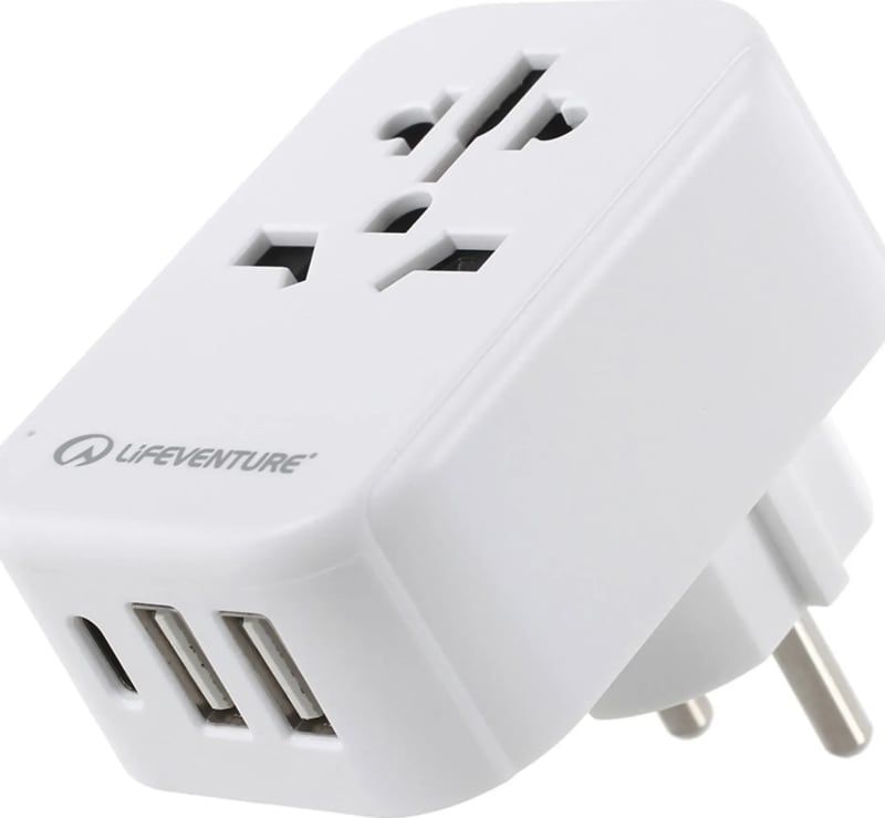 Адаптер для путешествий Lifeventure European Travel Adaptor USB – фото 5