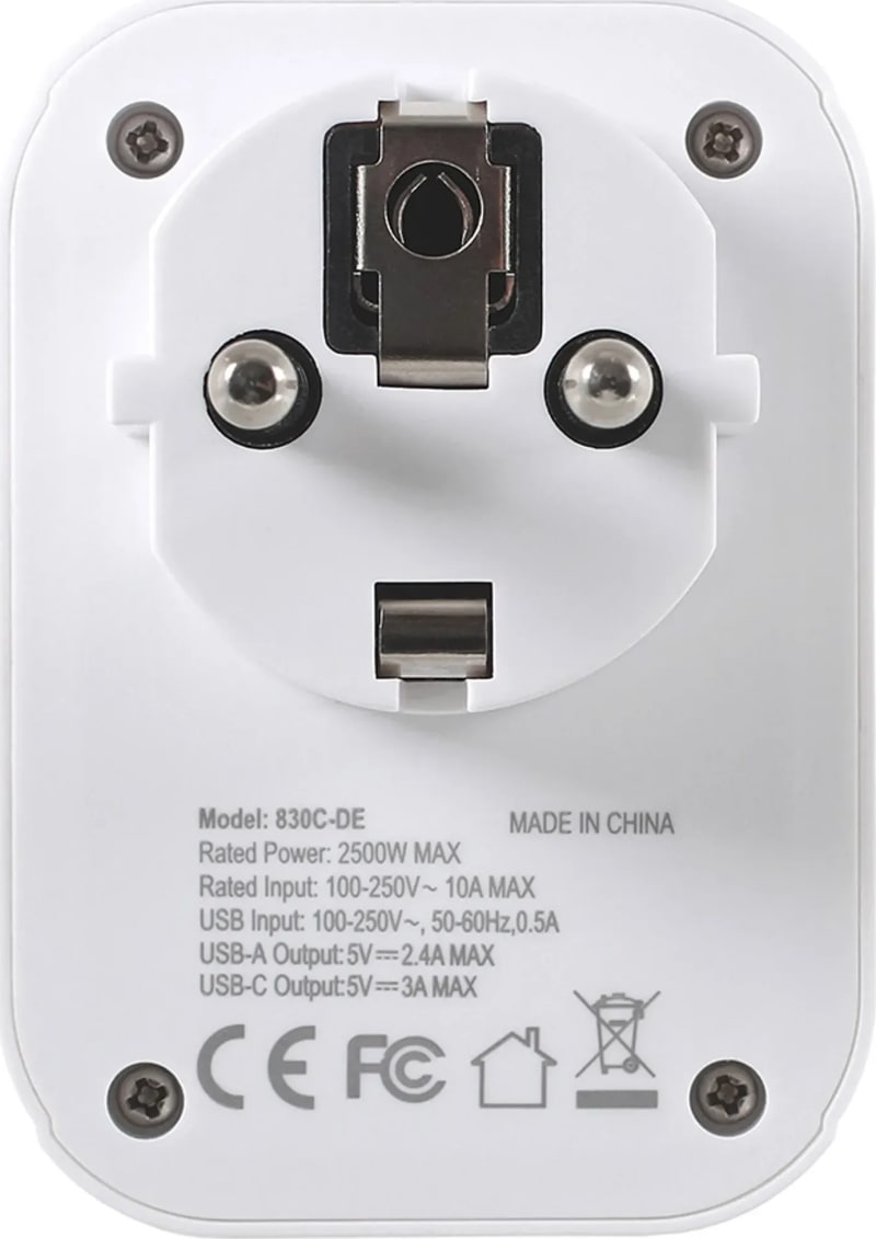 Адаптер для путешествий Lifeventure European Travel Adaptor USB – фото 3