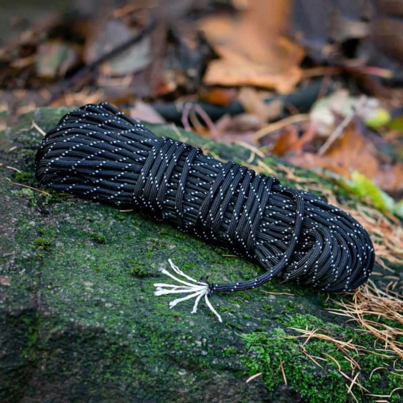 Паракорд Lifesystems 550 Paracord 4 мм, Черный – фото 3