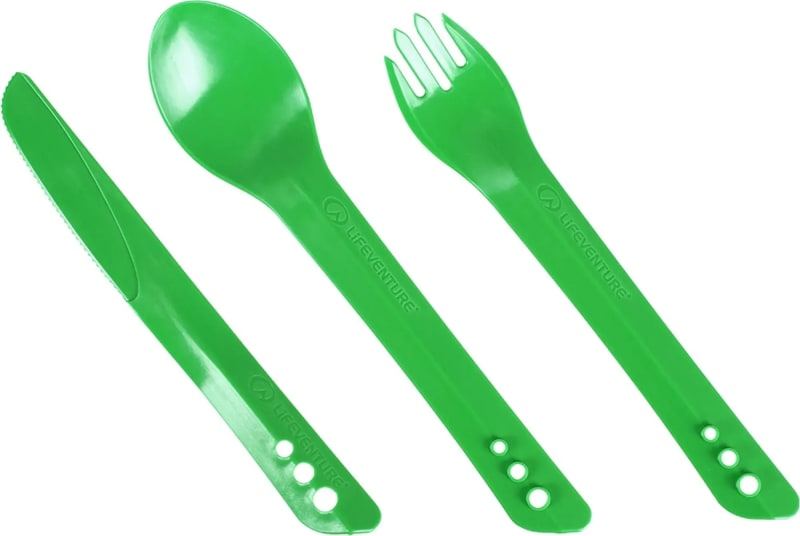 Набір столових приборів Lifeventure Ellipse Cutlery, Зелений – фото 1