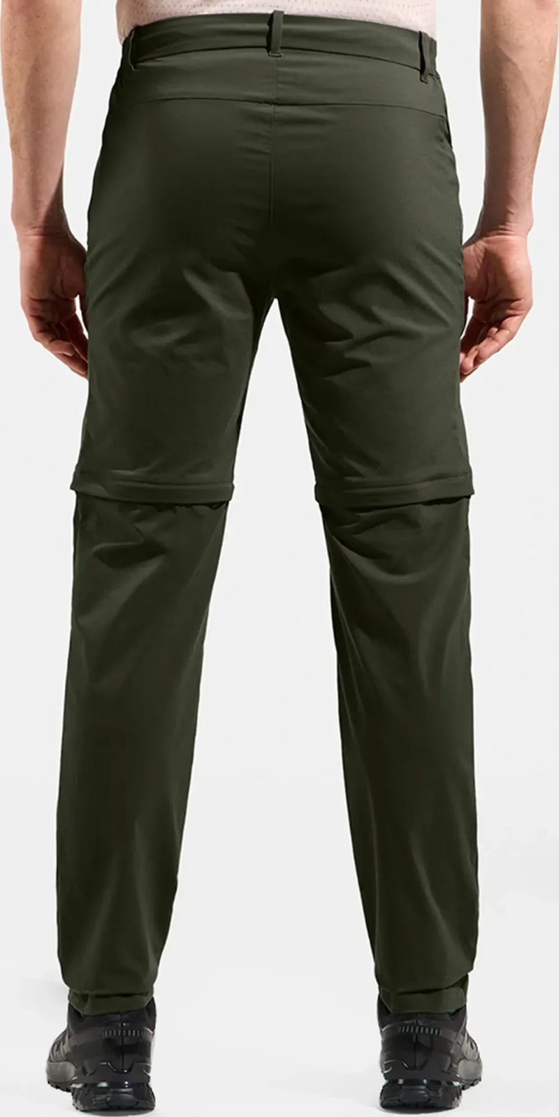 Брюки трекинговые мужские Odlo Ascent Light Zip-Off, Forest Night – фото 3