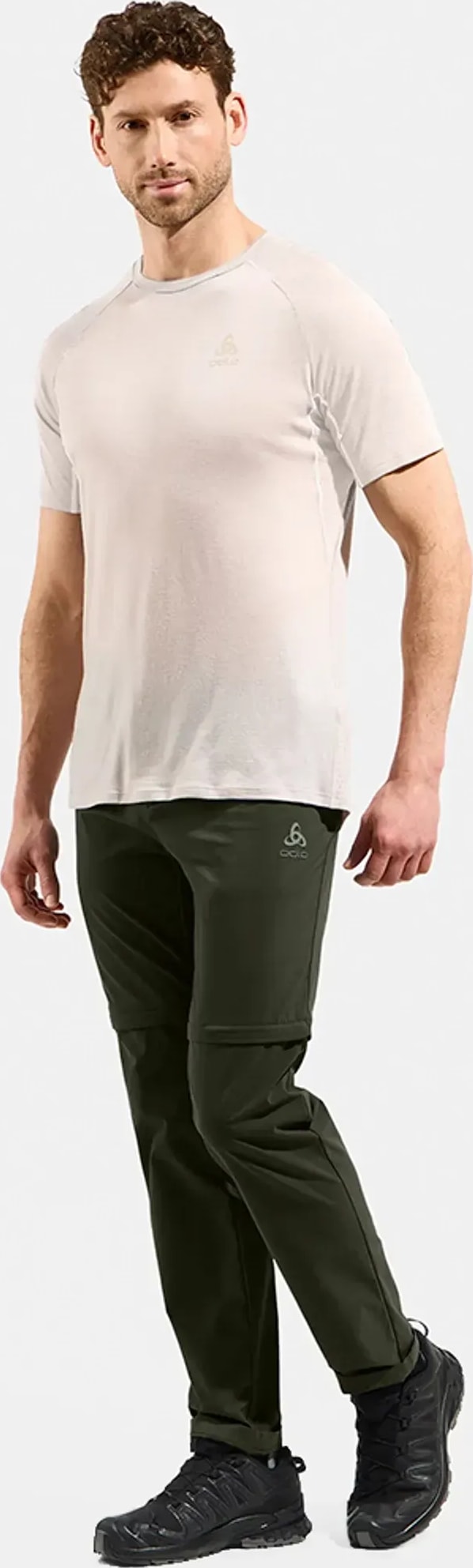 Брюки трекинговые мужские Odlo Ascent Light Zip-Off, Forest Night – фото 6