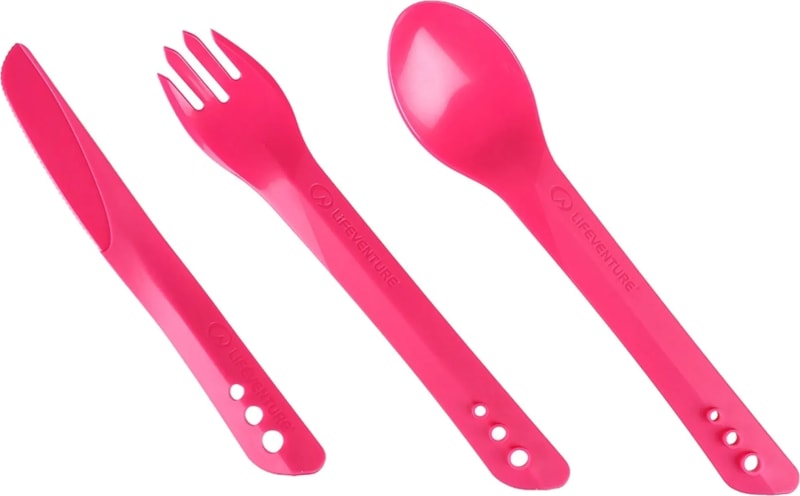 Набір столових приборів Lifeventure Ellipse Cutlery, Рожевий – фото 1