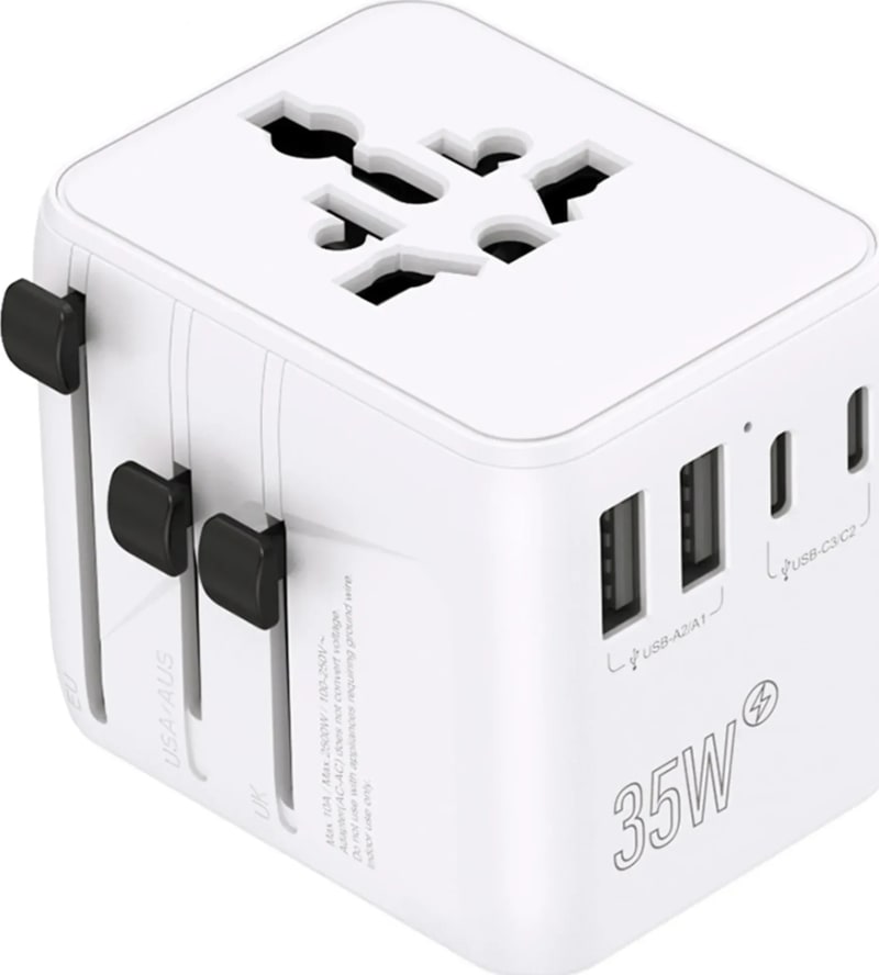 Адаптер для подорожей Lifeventure World Travel Adapter USB Fast Charge – фото 2