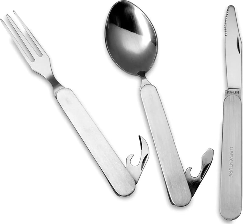 Набір столових приборів Lifeventure Folding Cutlery Set – фото 1