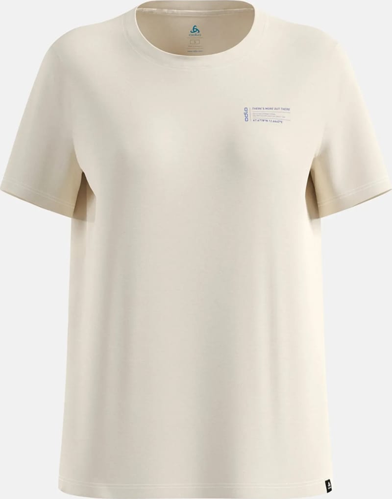 Футболка жіноча Odlo Cotton Blend Unlimited, Gardenia – фото 6