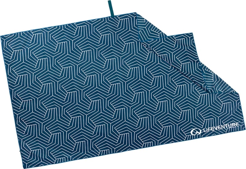 Рушник Lifeventure SoftFibre Printed Giant, Geometric Navy – фото 2