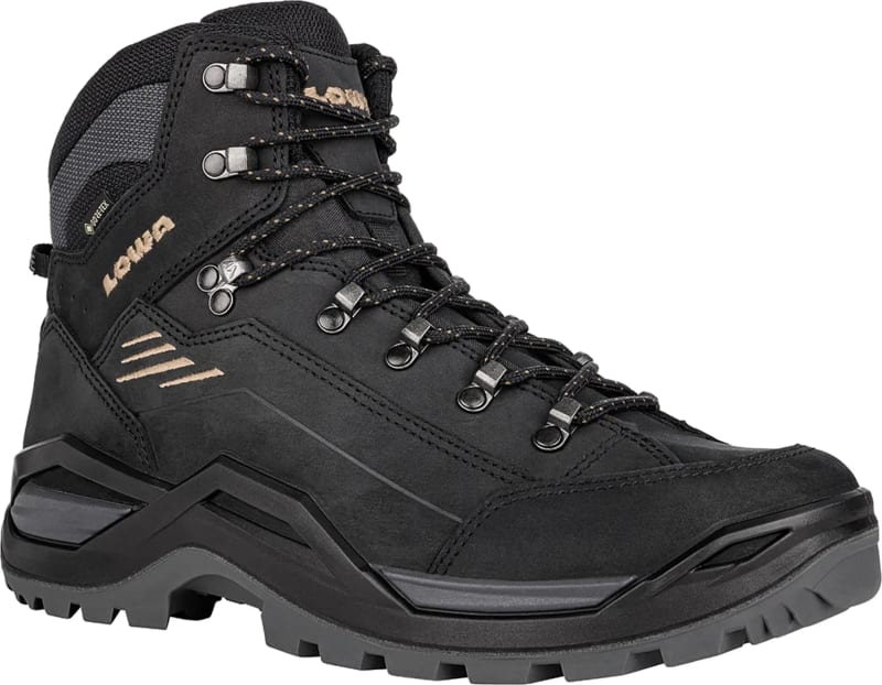 Черевики чоловічі LOWA Renegade Evo GTX Mid, Black/Dune – фото 3