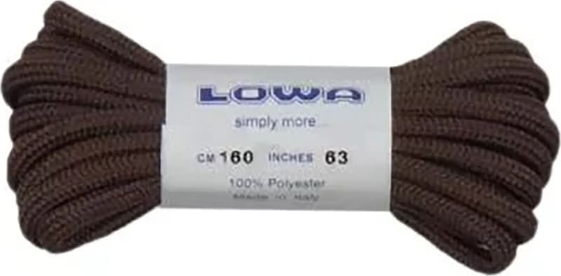 Шнурки LOWA Zephyr 160 см, Темно-коричневые – фото 1