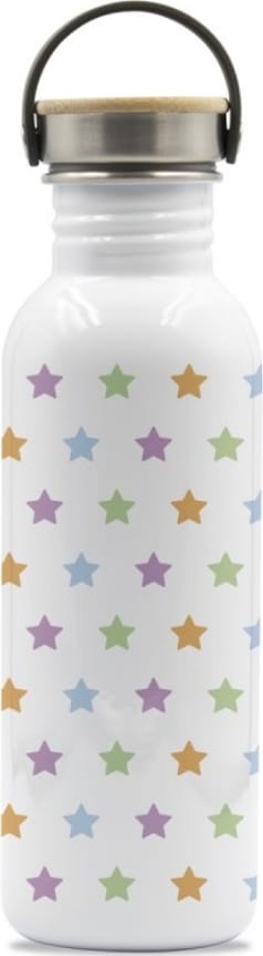 Бутылка Laken Basic Steel Bamboo 0,75 л, Stars – фото 1