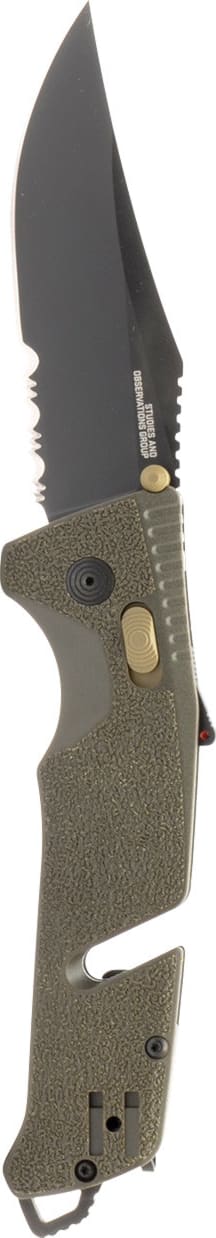 Ніж складаний SOG Trident AT Olive Drab Partially Serrated (SOG 11-12-11-41) – фото 1