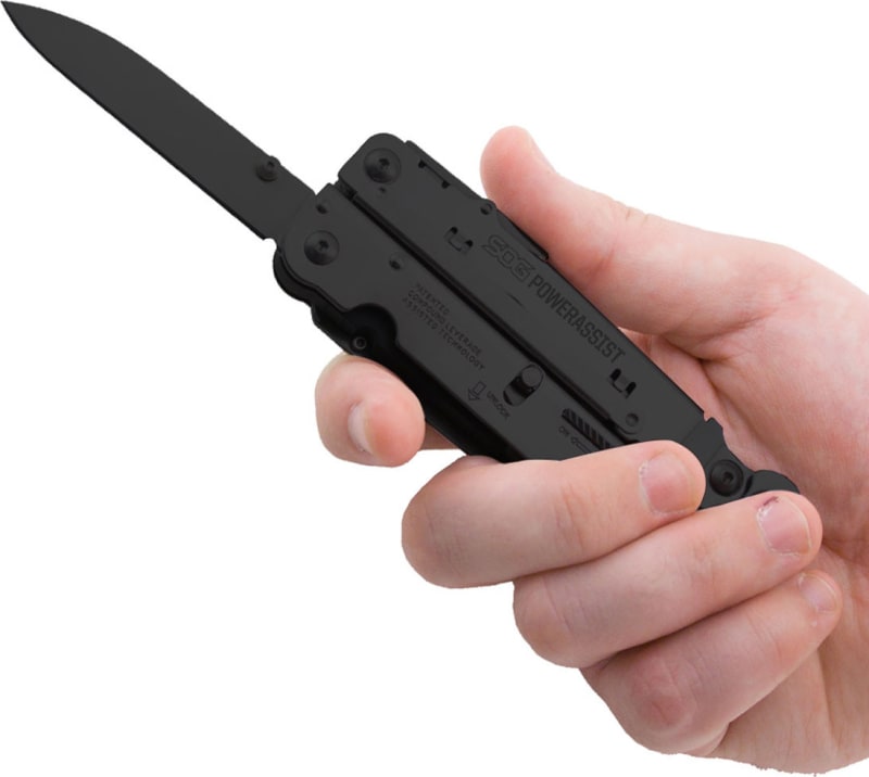 Мультитул SOG PowerAssist, Black Oxide, нейлоновий чохол (SOG B66N-CP) – фото 2